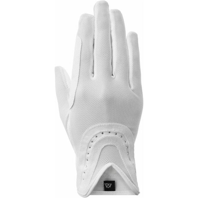 Mountain Horse Womens Jewel Equestrian Riding Glove 709901 - White